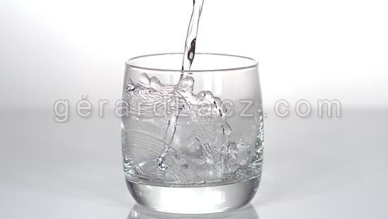 Glass and Bottle of Water